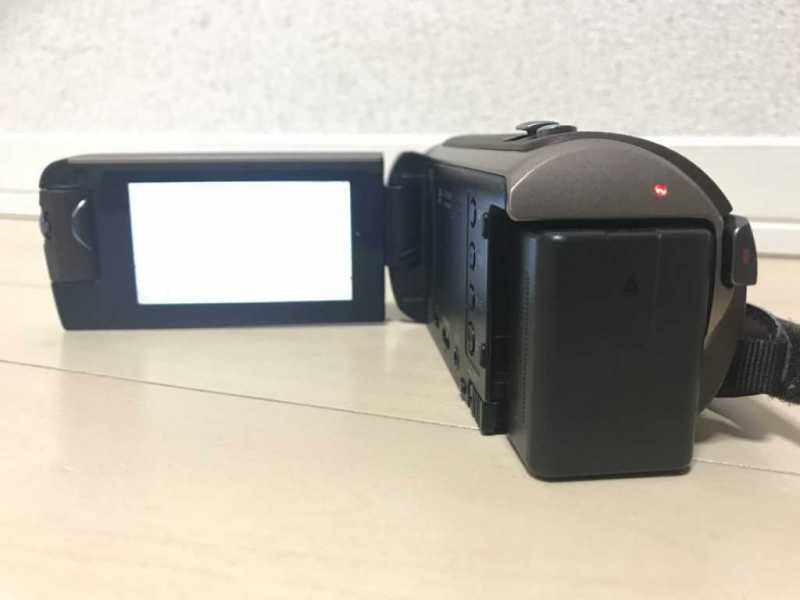 Panasonic HC-W580M 32GBビデオカメラの操作パネル