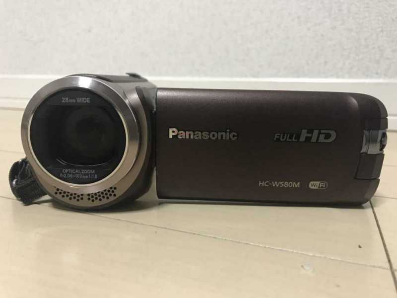 Panasonic HC-W580M 32GBビデオカメラの液晶モニター