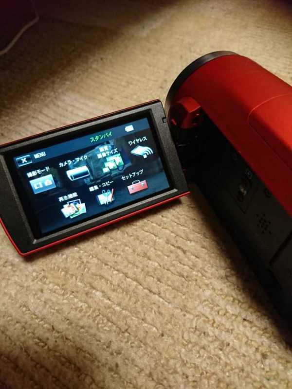 SONY HANDYCAM HDR-CX680ビデオカメラの操作ディスプレイの画面