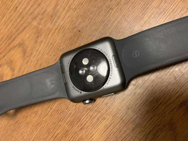 Apple Watch Series 3スマートウォッチ本体の裏側の部分