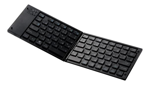 ELECOM：TK-FLP01BK｜5,000円台のマルチペアリング対応の折りたたみBluetoothキーボード