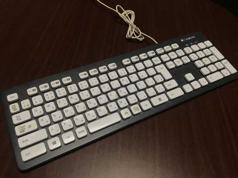 ロジクール Washable Keyboard K310キーボードのキースイッチ