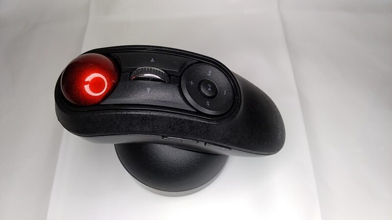 ELECOM M-RT1BRXBK (Relacon TRACKBALL)マウスのサイドボタンとグリップ