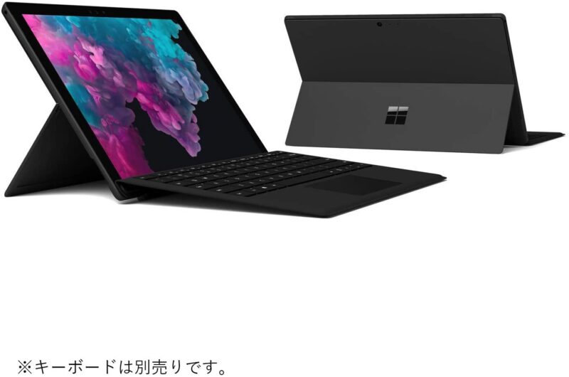 パソコン：マイクロソフト Surface Pro 6