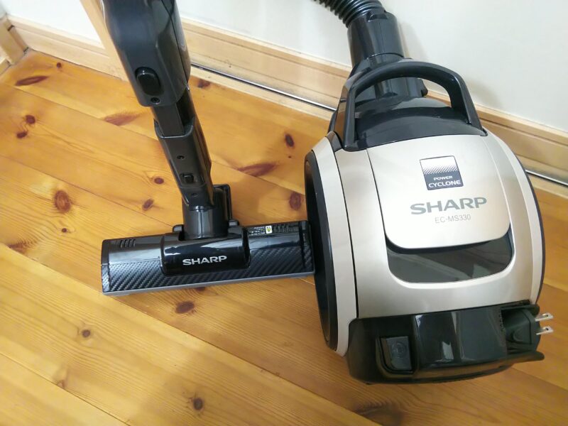 SHARP EC-MS330サイクロン掃除機の外観