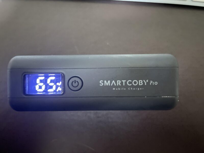 CIO SMARTCOBY Pro 30Wモバイルバッテリーのサイド