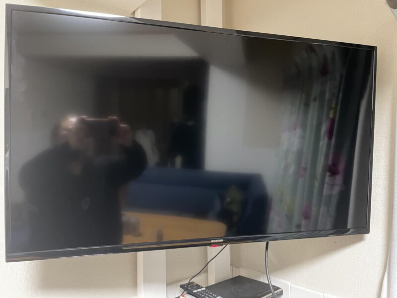 アイリスオーヤマ WB10P液晶テレビの画面