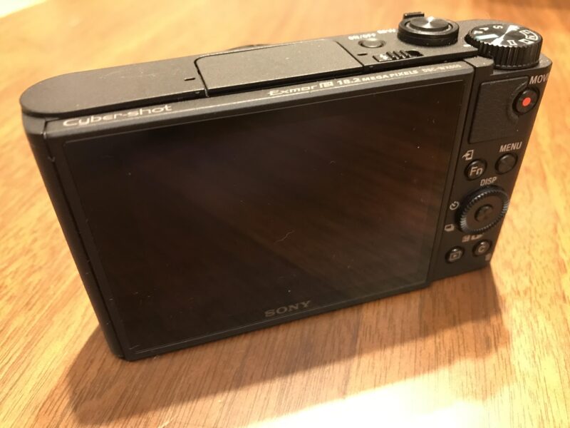SONY Cyber-shot DSC-WX800デジタルカメラの背面